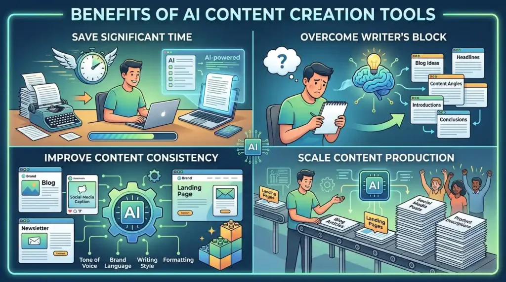 AI tools for business automation and content marketing workflows